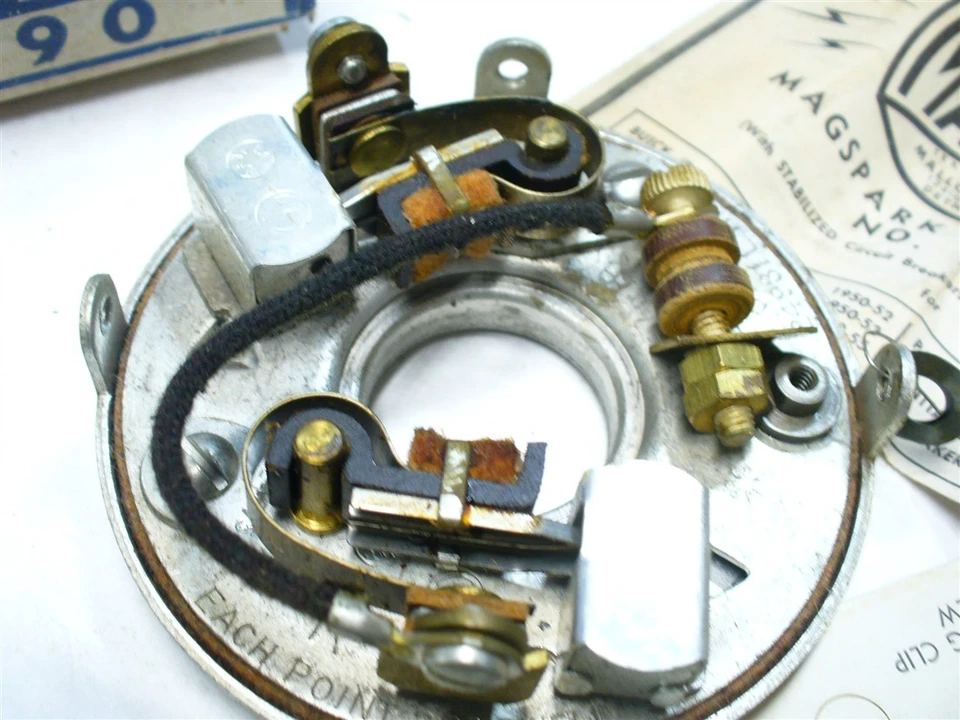 Buick Cadillac Oldsmobile Mallory Magspark 1950-55 kit de conversión de doble punto  Foto 2 de 3