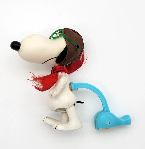 Liddle Kiddles Snoopy Red Baron Peanuts Gang Skediddle With Pusher Mattel