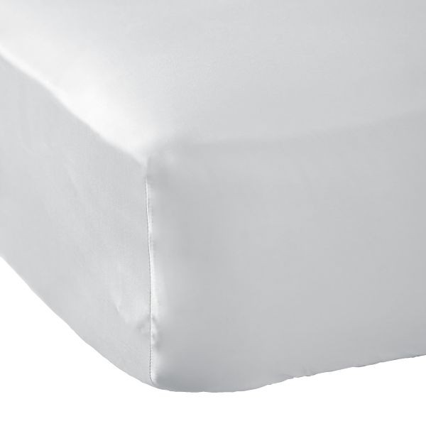 Drap housse 160x200 cm Bambou SALOMÉ Chantilly hypoallergénique pour peaux sensibles