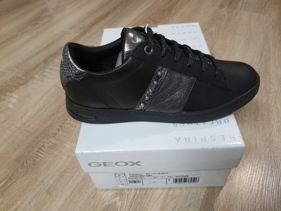 Geox Damen Sneaker Jaysen D  NAP + PYT.  schwarz Gr. 36 - Neu + OVP - 110 