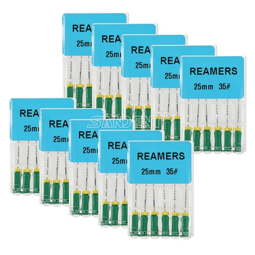 10-100Confezioni 25mm Dentale Endo Radice Canale File Alesatori Acciaio Inox Uso Manuale - Foto 38 di 65