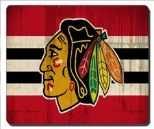 Chicago Blackhawks Ice Hockey mousepad lock edge macbook asus acer hp PC