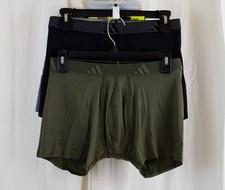 adidas Mens 3 PACK Microfiber Underwear Trunk Briefs Assorted Colors Size Medium