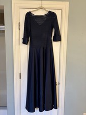 JS Collections Navy Formal Dress Size 8. Mother Of Bride Groom