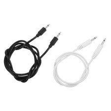  2 Pcs Mono Connections Cable Patch Cables for Synthesizer Modular Connecting