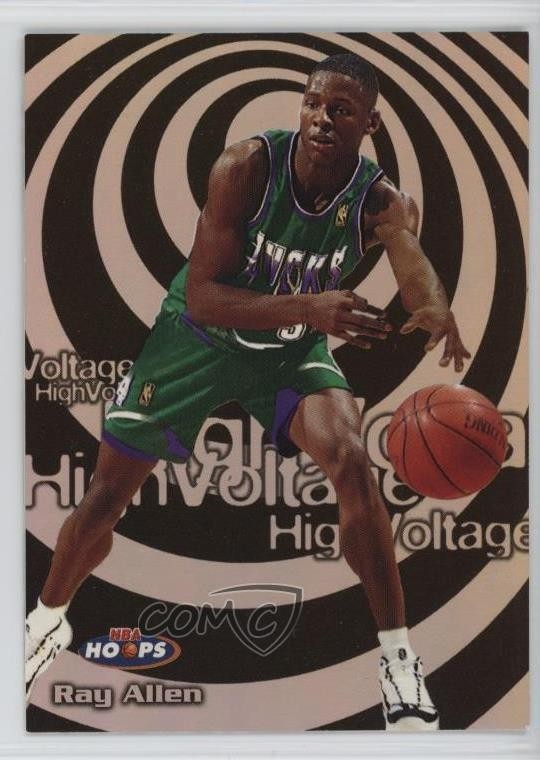 1997-98 NBA Hoops High Voltage Ray Allen #3HV HOF 4w8
