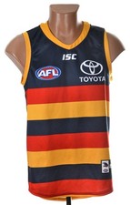 AFL ADELAIDE CROWS AUSTRALIAN FOOTBALL VEST SHIRT ISC SIZE S ADULT