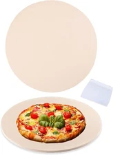14" Pizza Stone Cordierite Heavy Duty for Oven Grill