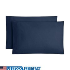 2-Pc 300 Thread Count Cove Cotton Blend Percale Pillowcase Set, Standard/Queen