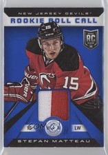 2013-14 Totally Certified Rookie Roll Call Blue Prime 13/50 Stefan Matteau xp6