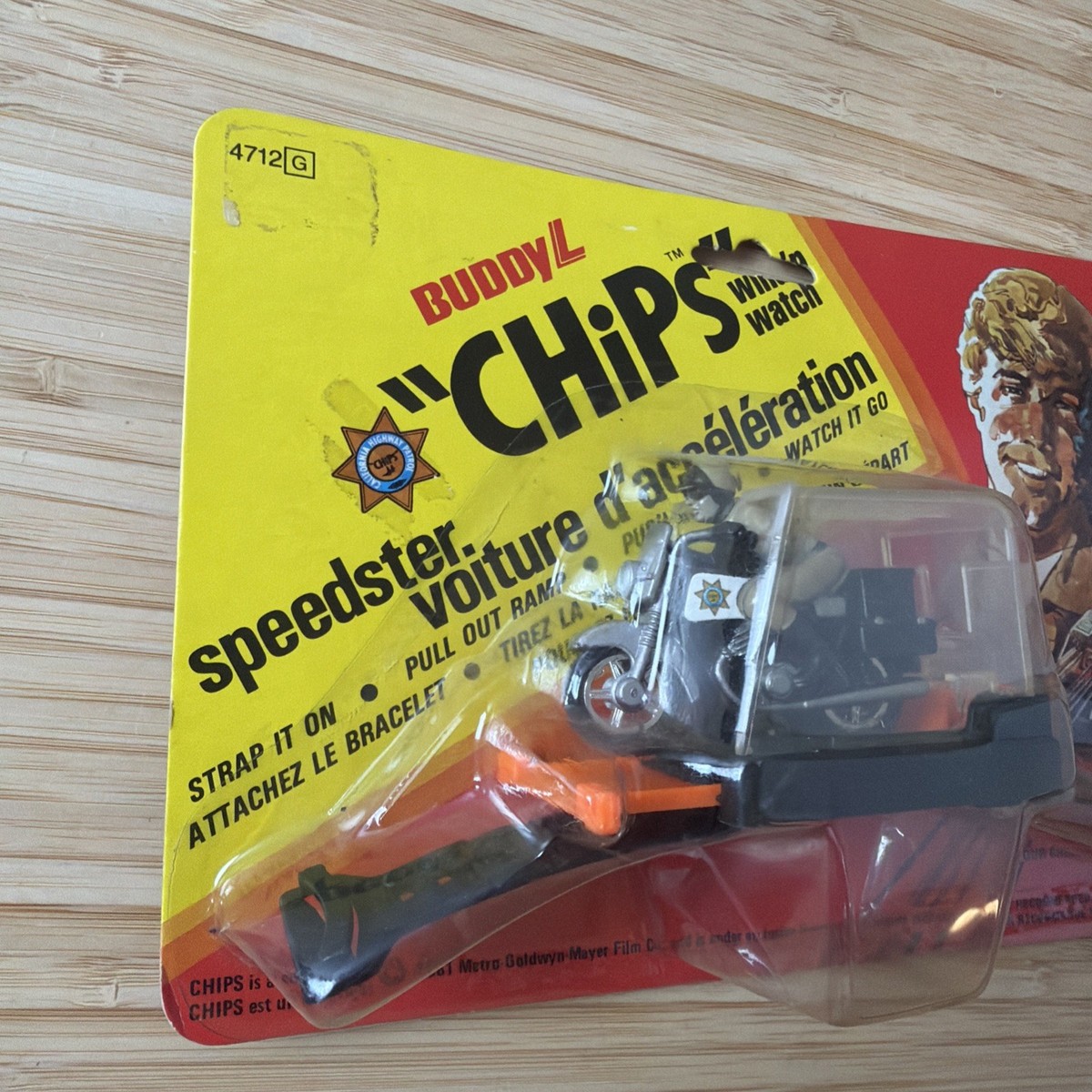 Vintage Buddy L Chips Speedster Wind N Watch 1980s New In