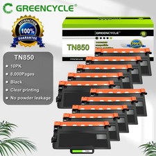 10PK TN850 Toner Compatible with Brother TN-850 HL-L5100DN HL-L5200DWT L6200DWT