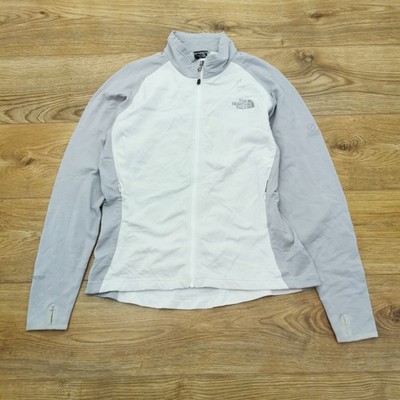 The North Face TKA Stretch Softshell Jacke Damen M Off White Grau Flight Series