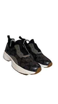 Coach C270 Sig Tech Runner Black/Grey, Size 9.5B  Women
