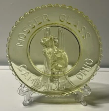 Vintage Mosser Cat Plate