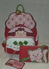 Loungefly Strawberry Shortcake Custard Cosplay Mini Backpack Wallet Rare NWT