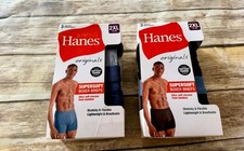 2-NEW HANES BOXER BRIEFS-2XL