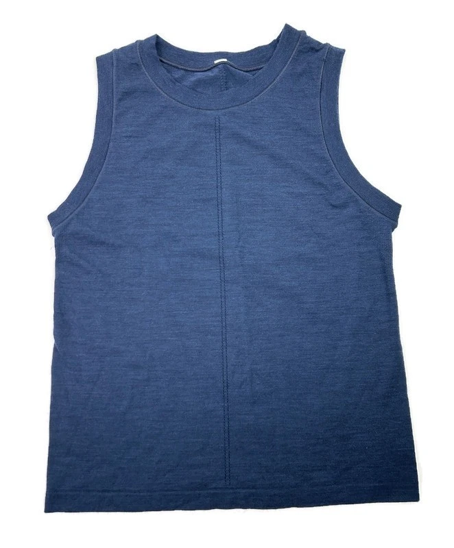 Camiseta sin mangas sin costuras Athleta Ascent para mujer talla mediana lote de 2 capas base Merino Foto 2 de 4