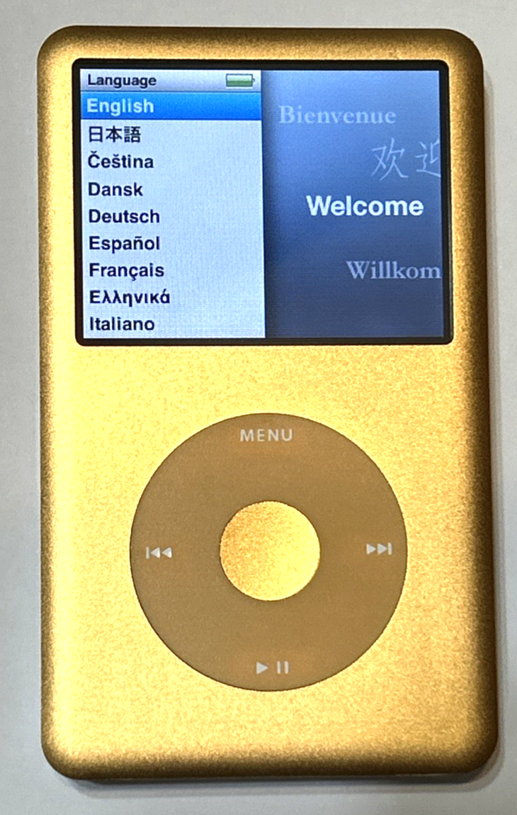 d.hagi0809Apple iPod Classic Apple IPOD CLASSIC 7th Generation 160GB SSD (MC297ll/a) MP3 GOLD