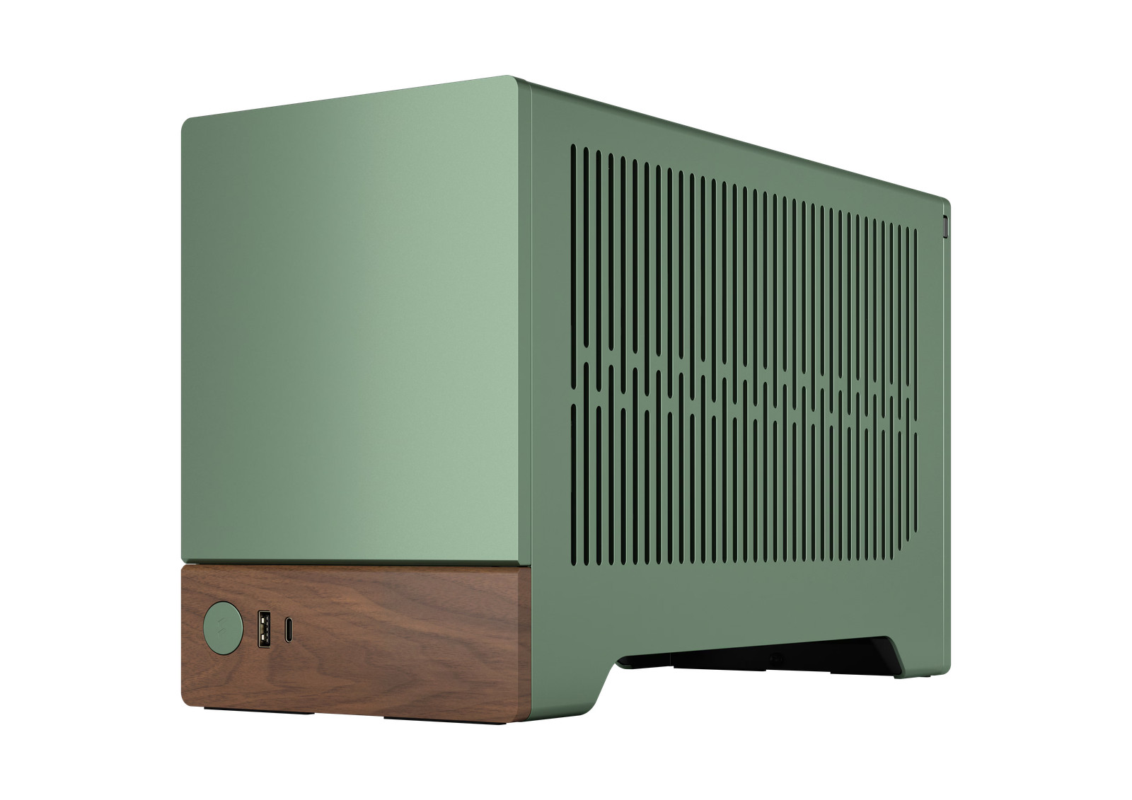 Fractal Design Terra Jade Mini Gaming Gehäuse mITX Grün