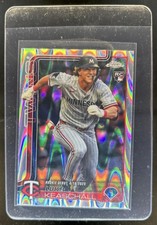 2025 Topps Chrome Update Luke Keaschall RC RayWave Refractor #USC134 Twins