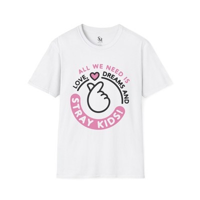 Love, Dreams and Stray Kids T-Shirt | K-Pop Fan Tee