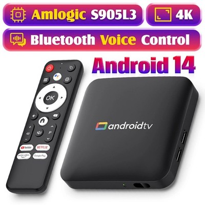 Android Smart TV Box Ultra HD 4K 2GB 16GB H96 Max Media Player WLAN LAN