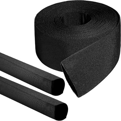27 FT Nylon Protective Hose Sleeve 2'' ID Cable Sleeve Torch Hydraulic Hose Prote
