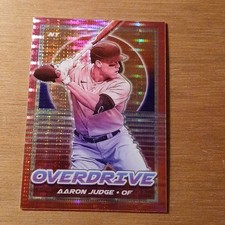 Aaron Judge 2021 Panini Chronicles  Overdrive Pink Pulsar #18 New York Yankees 