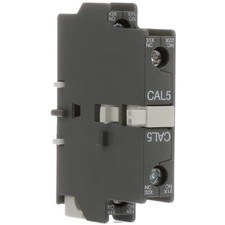 1pk ABB CAL5-11 Auxiliary Contact, Side Mount Blocks, 1NC-1NO, Screw Termin
