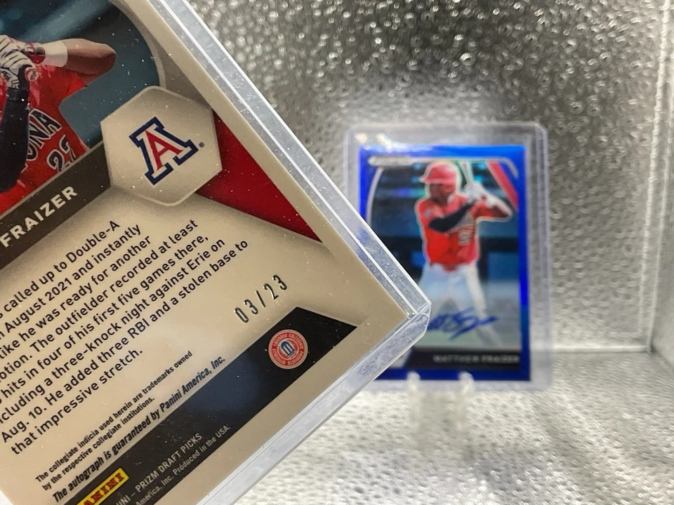 2021 Panini Prizm Draft Picks Pair Of Matthew Fraizer Prizm RC Autos, #/23,#/99 - Image 4 of 4