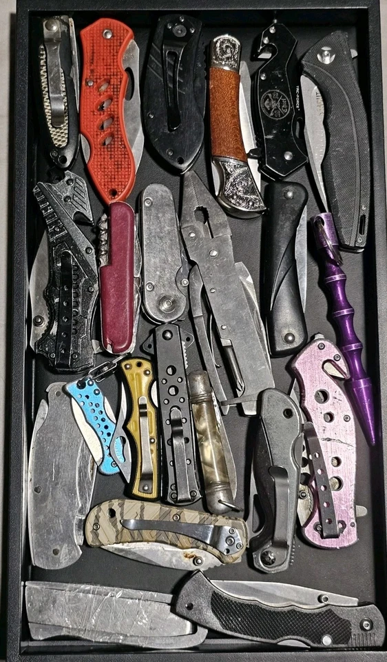 STAG BAG 4-lb Cuchillo y Equipo Lote 20-25 Carpetas, Multiherramientas, Bolígrafos Tácticos, ¡Diversión! #2 Foto 3 de 3