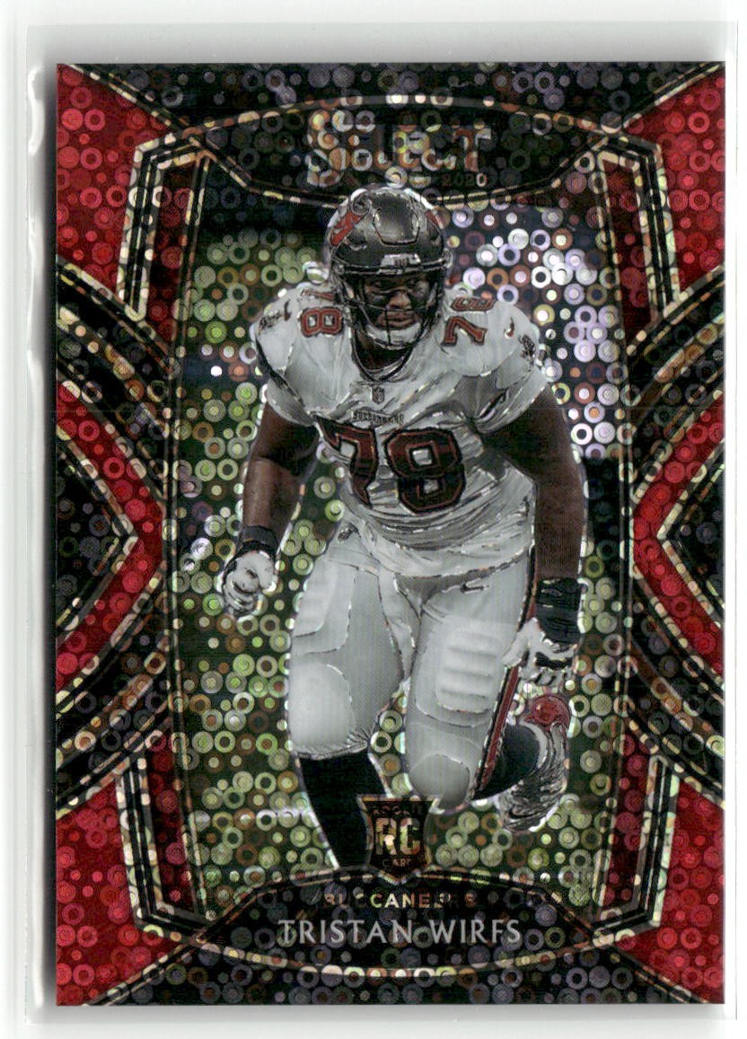 Tristan Wirfs Panini Select #290 Red Disco