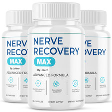  3 Packs Nerve Recovery Max Capsules Advanced Support Neuropathy Pills 180 ct 