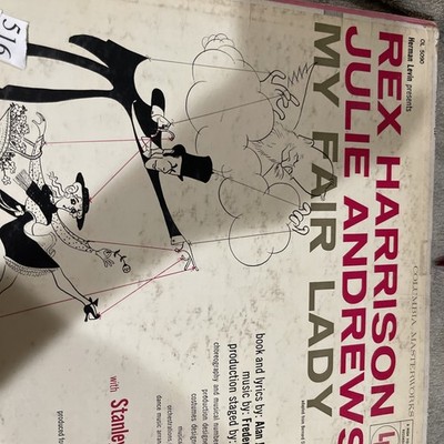 516 Rex Harrison, Julie Andrews My Fair Lady Vinyl LP OL 5090