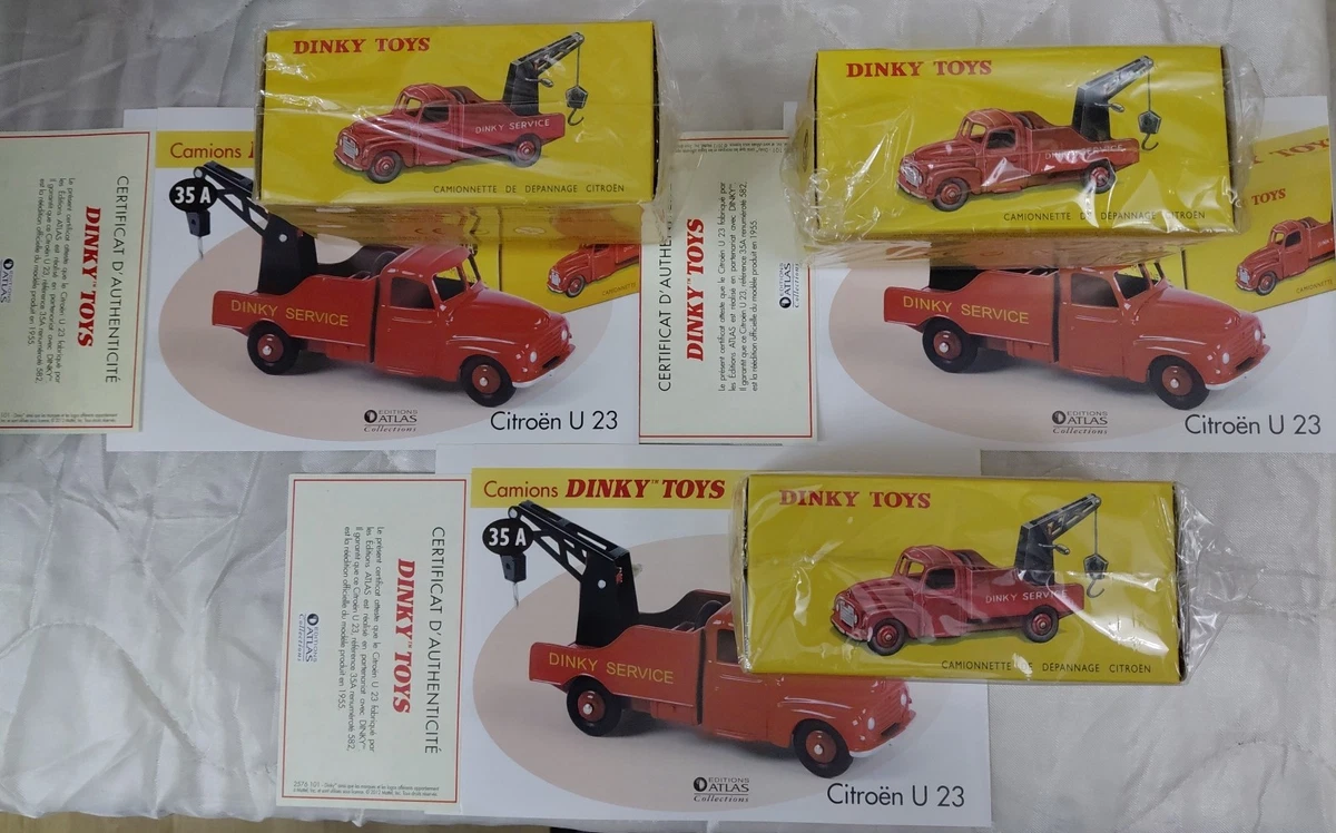 Jouet Dinky Toys 35A : Citroën 23 Dinky Service (dépanneuse) - Échelle 1:43 - Métal - Occasion