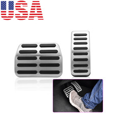 Car Anti-Slip Foot Gas Brake Pedals Pads Cover For Seat Leon 1M 1999-2006 2PCS