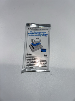 Polaroid ~Zink Paper ~2'' x 3'' ~1 Pack (10 SHEETS)