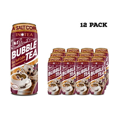 Inotea Sea Salt  Coffee Bubble Tea Ready-to-Drink Tea 16.6 fl oz (Pack of 12)