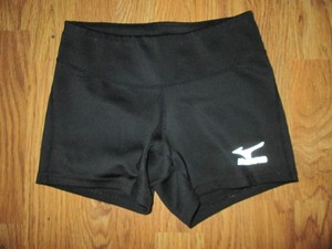 Womens MIZUNO PERFORMANCE athletic volleyball spandex shorts sz XS