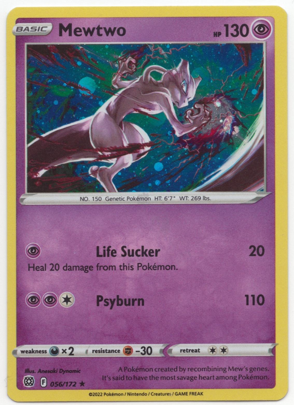 Mewtwo - (Cosmos Holo) 056/172 Miscellaneous Cards & Products Holo