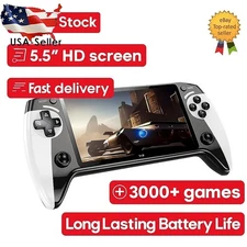 X9 Retro Handheld Console – 3000 Games | 5.5" HD Screen | Christmas Gift
