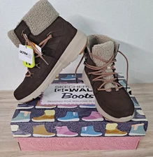 Skechers Womens 8.5 Chocolate On the GO Glacial Ultra Winter Is Coming New