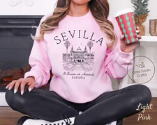 Seville Sweatshirt Unisex Travel Gift for Spain Lover Trip Tee