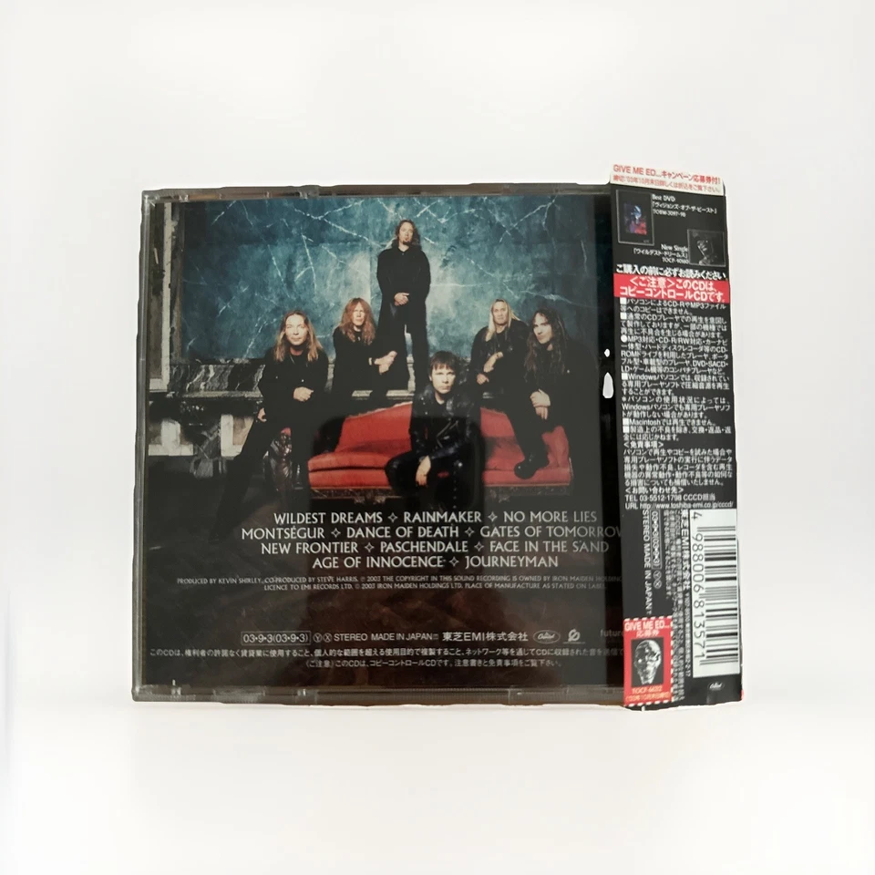 IRON MAIDEN Dance Of Death JAPAN 1st Limited Ed. CD w/OBI Booklet 2003 - Image 2 of 4