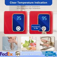 Mini 110v 3000w Instant Tankless Water Heater Electric Hot Water Heater Kitchen
