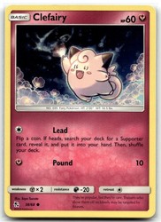 Clefairy 38/68 Common Hidden Fates Pokémon TCG