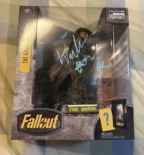 Signed Walton Goggins As The Ghoul From Fallout TV Show Action Figure 