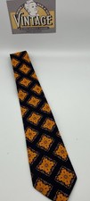 Vintage Purple And Orange Tie