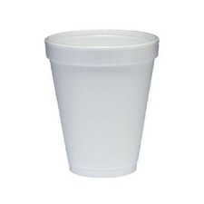 Dart 10J10, 10 Oz White Foam Cup, 1000/Cs